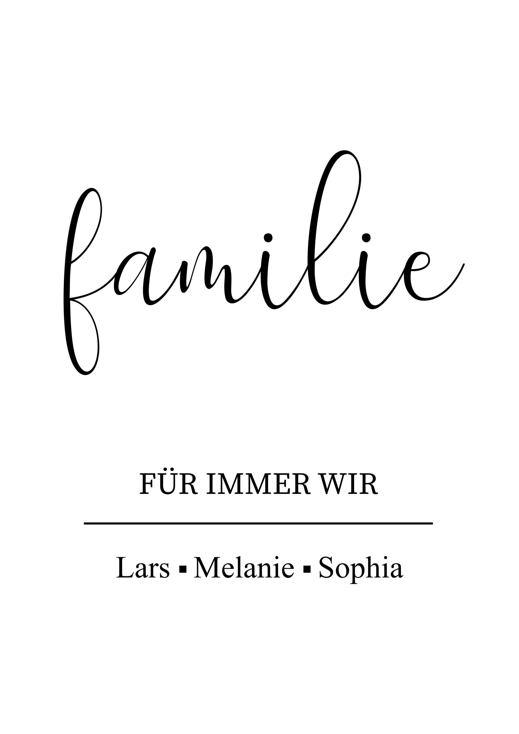 Familie Posterliebe